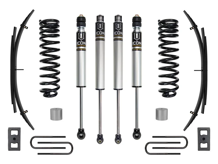 ICON 2023 Ford F-250/F-350 Super Duty 4WD Gas, 2.5″ Lift, Stage 1 Suspension System w/ Expansion Packs