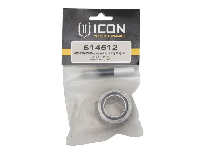ICON (64031/214030) Bearing and Retaining Ring Kit – 614512