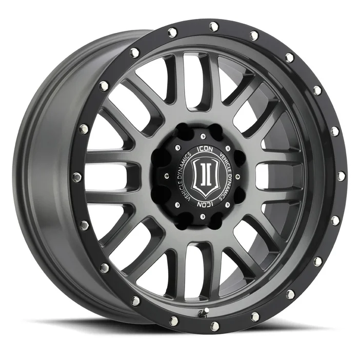ICON Alloys Alpha Gun Metal – 20×9 | 8×170 | 0 ET | 5″ BS – 1220908150GM