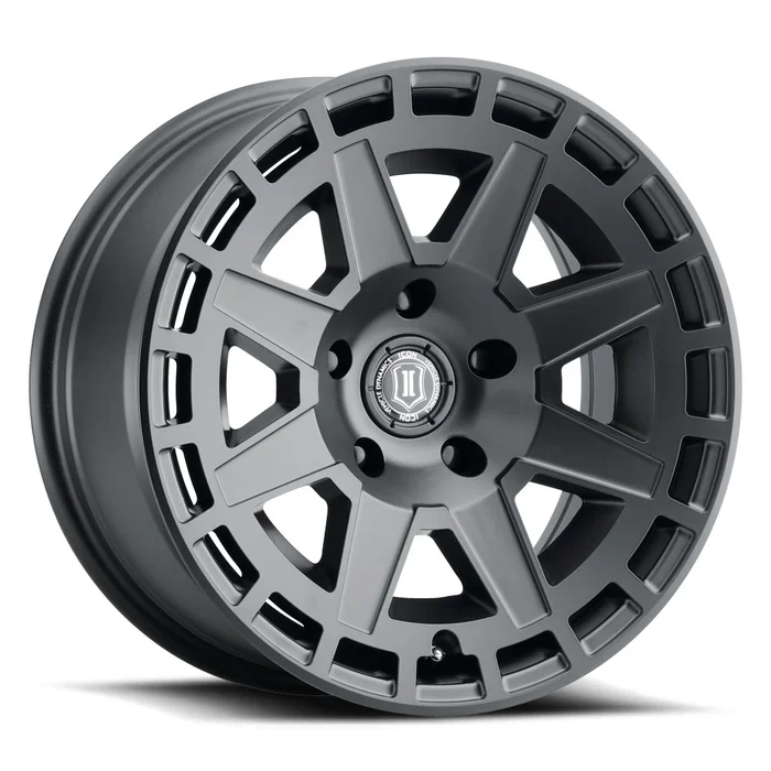 ICON Alloys Compass Black – 17×8.5 | 6×5.5 | 0 ET | 4.75″ BS – 3217858347SB