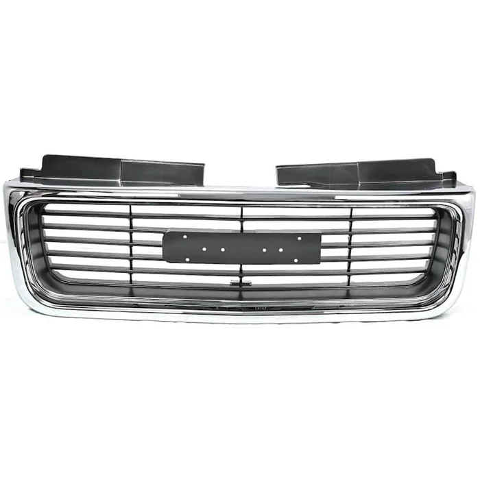 JIMMY 98-01/SONOMA 98-04 GRILLE, Chrome Shell/Painted Silver Gray Insert, SLE/SLT Models