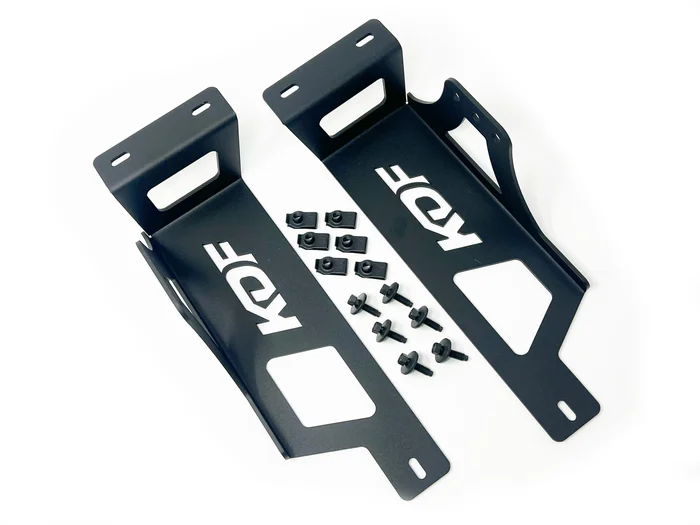 KD Bumper Brackets for 20″ LED light bars – 05-07 Ford Superduty F250/F350/Excursion