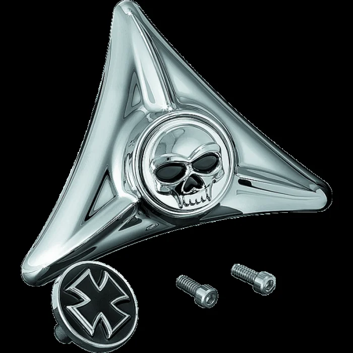 Kuryakyn License Plate Mounting Hole Covers Zombie Chrome – 3158