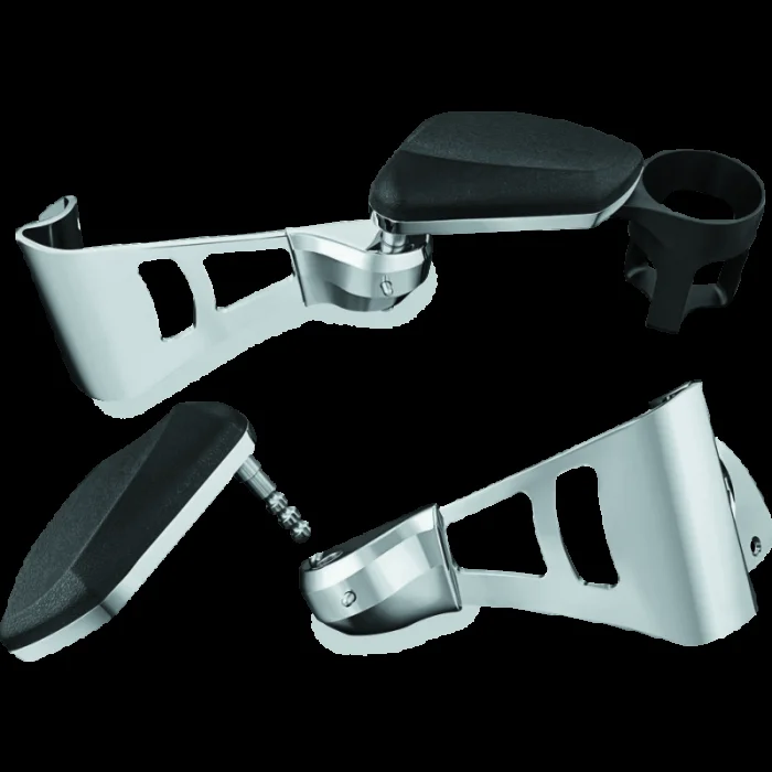 Kuryakyn Passenger Armrests 14-23 Touring Models Chrome – 8955