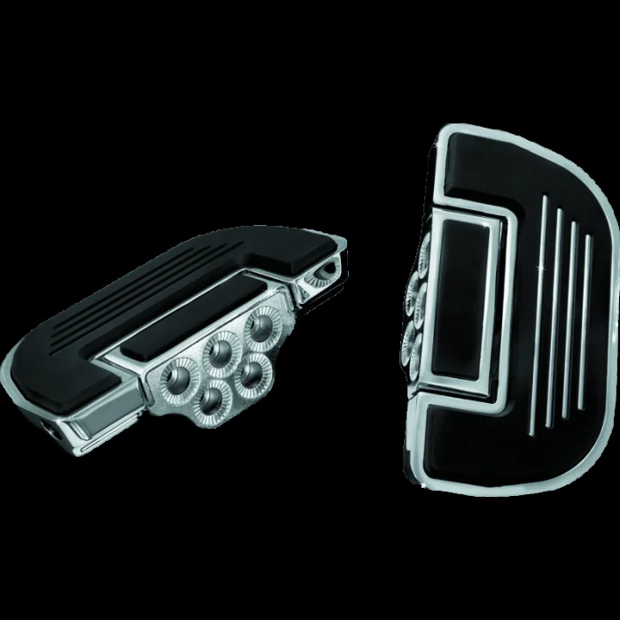 Kuryakyn Premium Ribbed Floorboards Without Adapter Chrome – 4351