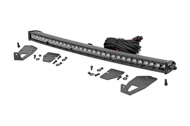 LED Light Grille Mount 30″ Black Single Row Ford Raptor (17-20)