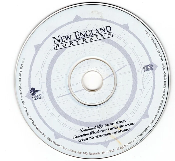Lenny Whistles New England Portraits CD Professionally Cleaned