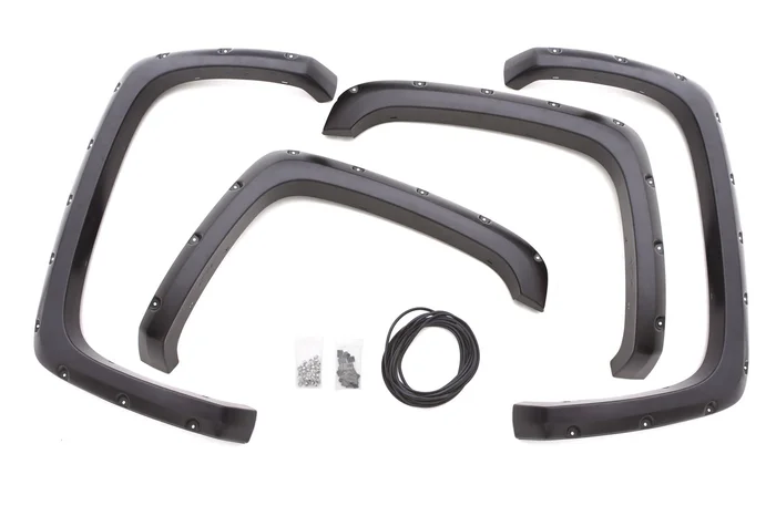 Lund Rivet Style Fender Flare Set, Black for Chevy Silverado 1500/2500/3500 – RX106S