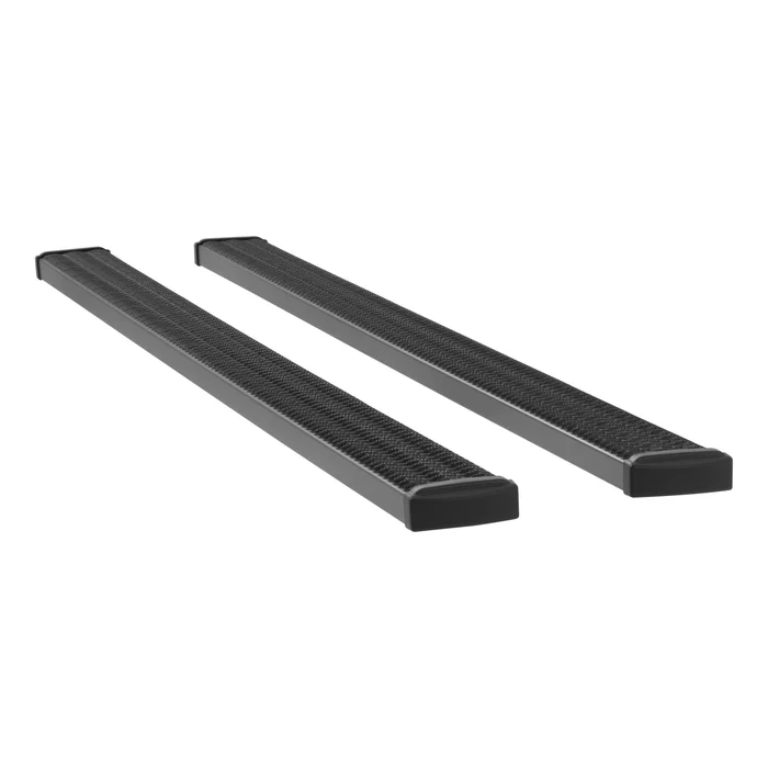 LUVERNE 415125 Grip Step 7″ x 125″ Black Aluminum Running Boards (No Brackets)