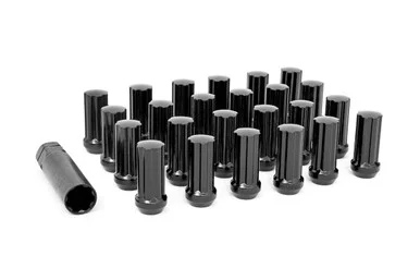 M12 x 1.25 Lug Nut Set of 24 Black