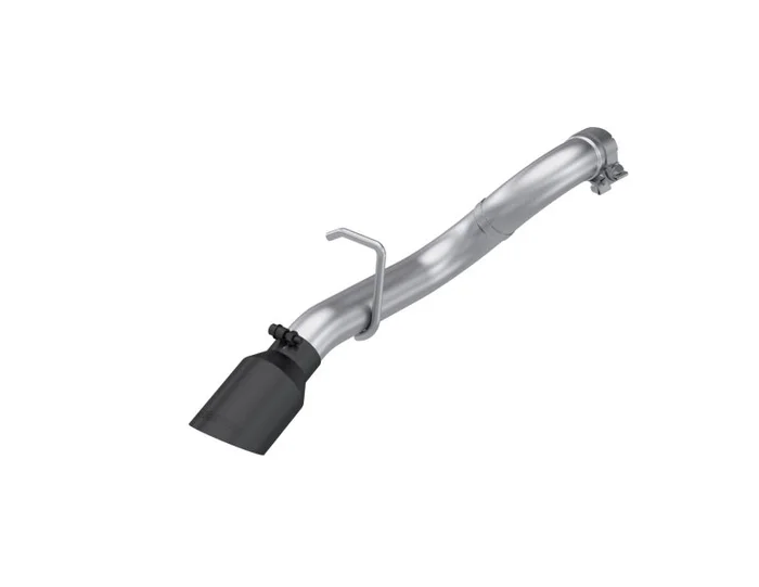 MBRP 18-24 Jeep Wrangler 3.6L T409 Stainless Steel 2.5in Axle-Back Turn Down Exit – Black Tip