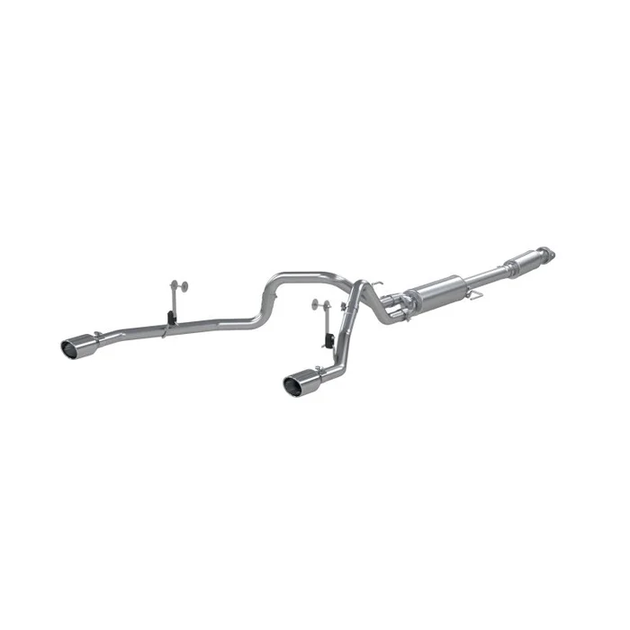 MBRP 2021+ F-150 2.7L/ 3.5L Ecoboost, 5.0L 3in Cat Back 2.5in Dual Split Rear – Aluminized Steel