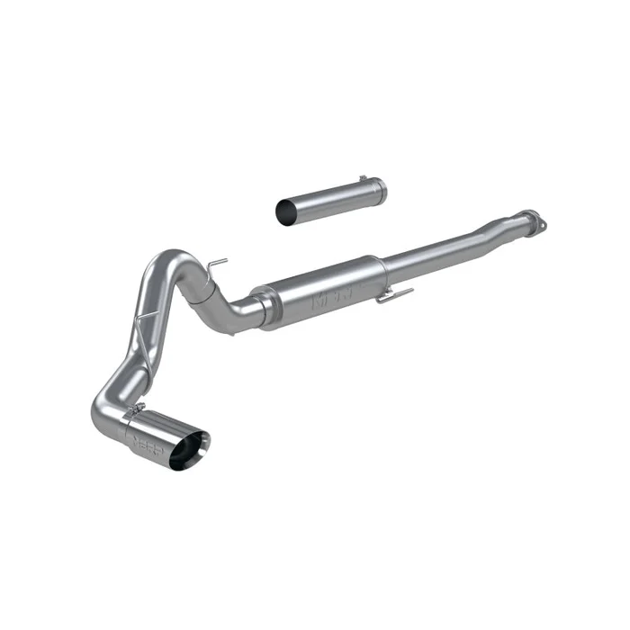 MBRP 2021+ Ford F150 2.7L/3.5L/5.0L 4in T304 Stainless Steel Cat-Back – RACE VERSION