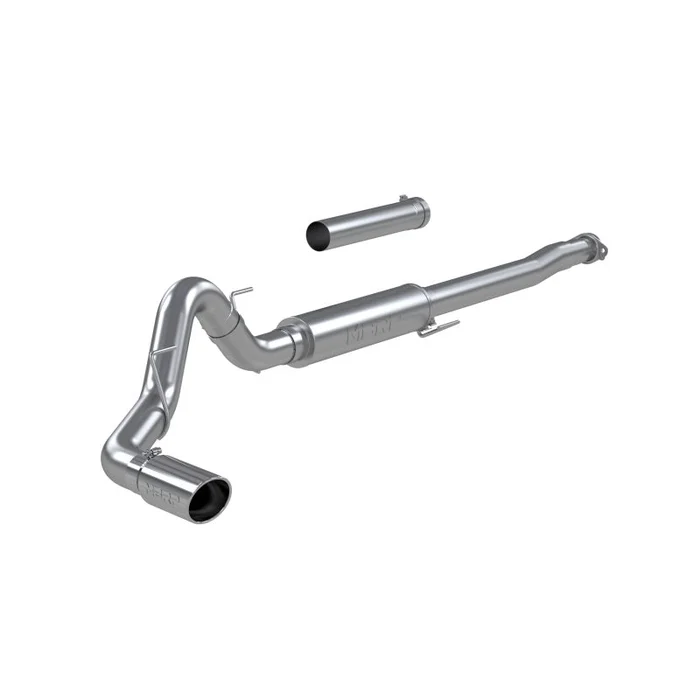 MBRP 2021+ Ford F150 2.7L/3.5L/5.0L 4in T409 Stainless Steel Cat-Back – RACE VERSION