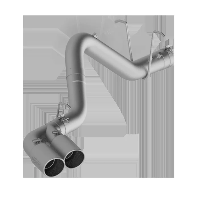 MBRP 4 Inch Filter Back Dual Outlet Single Side Aluminized Steel For 11-19 Silverado/Sierra 2500/3500 Duramax – S6033AL
