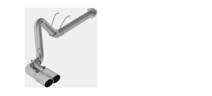 MBRP 4 Inch Filter Back Single Side Dual Exit T409 Stainless Steel For 17-22 Ford F-250/350/450 6.7L – S6290409