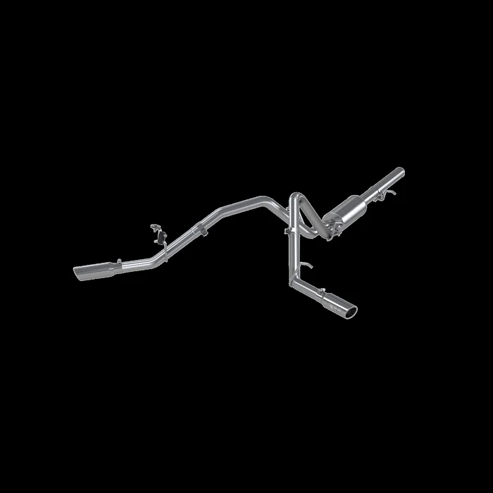 MBRP Cat Back Exhaust System Dual Split Side T409 Stainless Steel For 09-13 Silverado/Sierra 1500 4.8/5.3/6.0L RC/Extended Cab/Crew Cab – S5056409