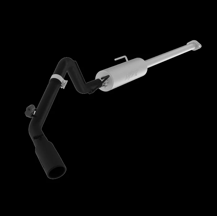 MBRP Cat Back Exhaust System Single Side Aluminized Steel For 05-15 Toyota Tacoma 4.0L Extended Cab/Crew Cab – S5326BLK