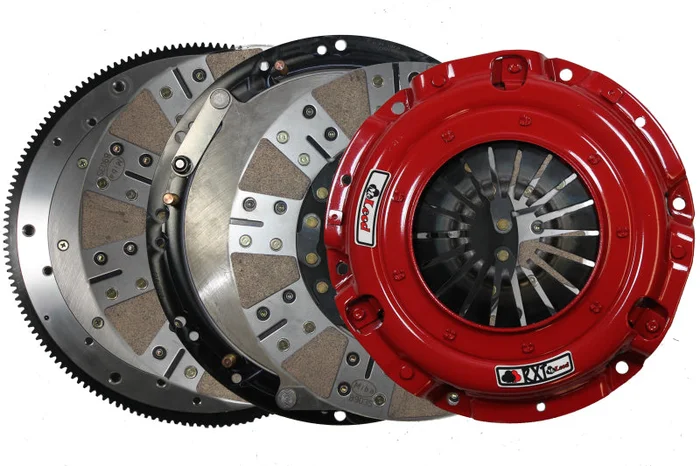 McLeod RXT 1200 Twin Disc Clutch Kit w/ 8 Bolt Flywheel 164T – 1-1/8in x 26 Spline Input Trans