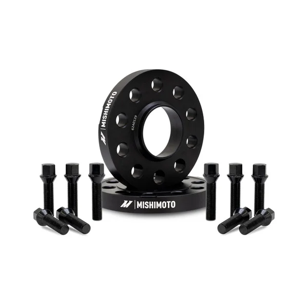 Mishimoto Wheel Spacers – 5×120 – 72.6 – 20 – M14 – Black – MMWS-014-200BK