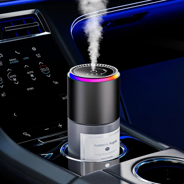 Multi-fragrance Smart Car Air Freshene With RGB Music Syncing Light
