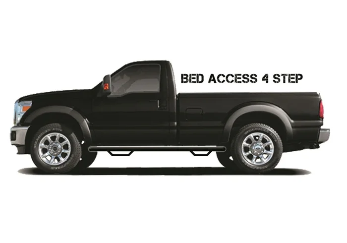 N-Fab Nerf Step-W2W w/Bed Acs F150 6ft.7in. or 8ft.2in. Reg- Textured Black – F1577RC-4-TX