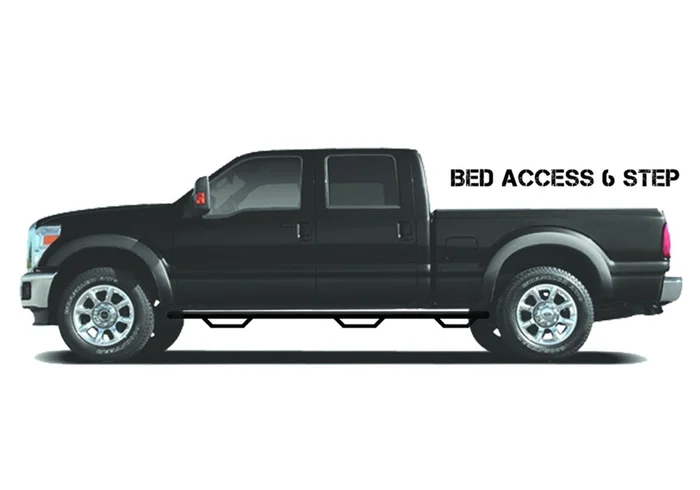N-Fab Nerf Step-W2W w/Bed Acs F150 6ft.7in. SuperCab- Textured Black – F1597QC-6-TX