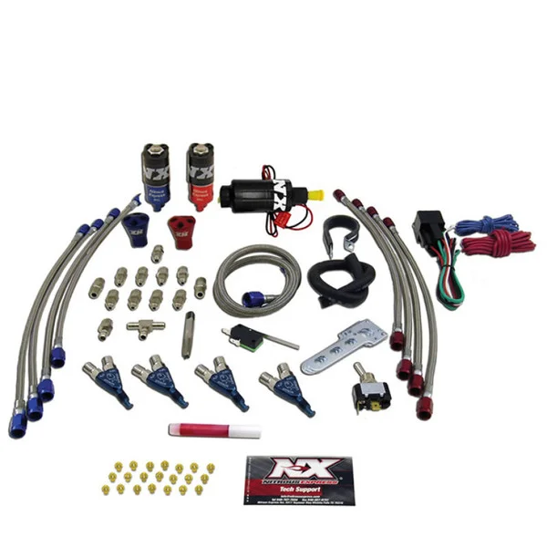 Nitrous Express 4 Cyl Piranha Nitrous Kit (For EFI Applications) w/o Bottle – 60007-00P