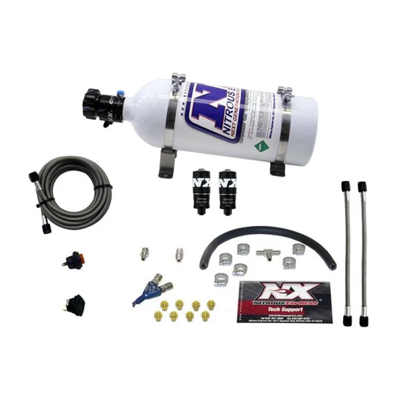 Nitrous Express Hitman EFI Single Nozzle Piranha Nitrous Kit (35-75HP) w/5lb Bottle – 20001-05