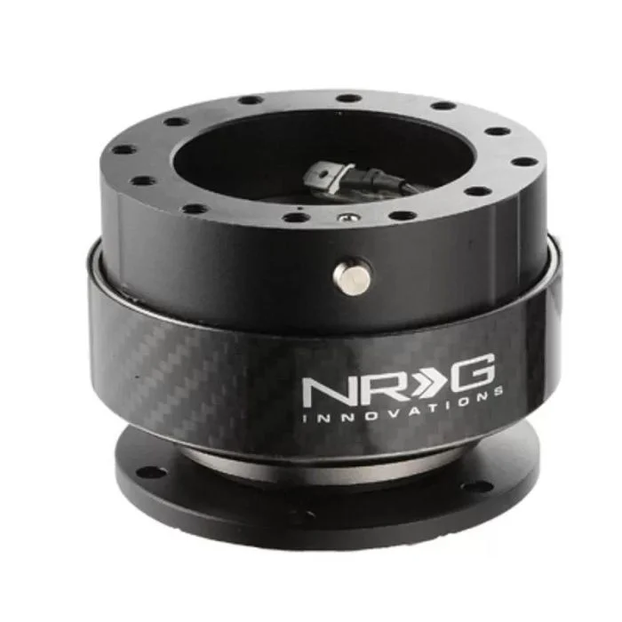 NRG Quick Release Gen 2.0 – Black Body / Black Carbon Fiber Ring – SRK-200CF