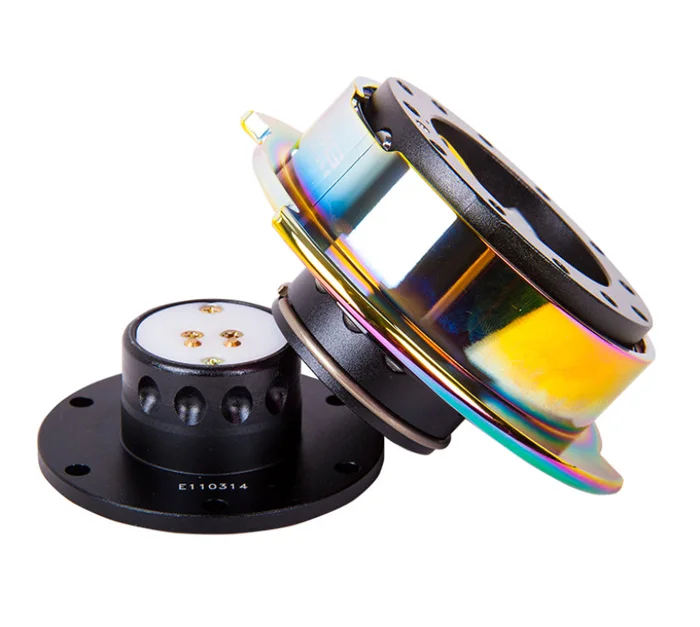 NRG Quick Release Gen 2.5 – Black Body / Neochrome Ring