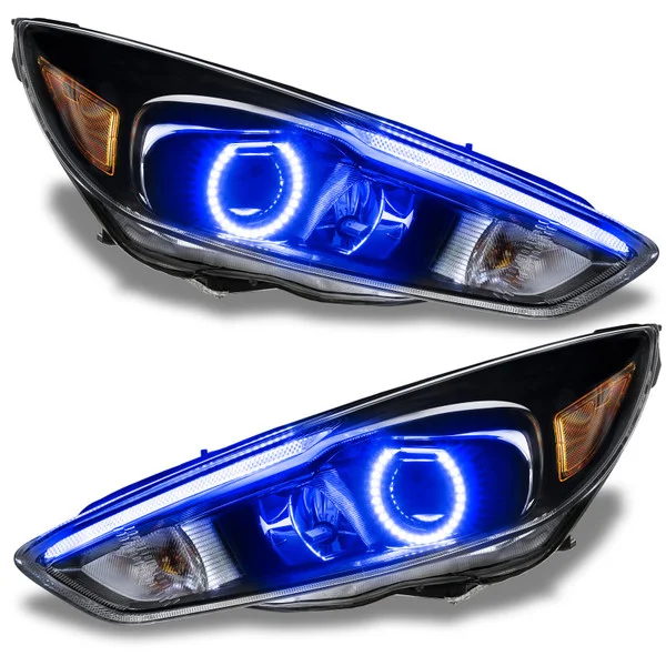 Oracle 15-17 Ford Focus RS/ST DRL Upgrade w/ Halo Kit – ColorSHIFT w/ Simple Controller – 1322-504