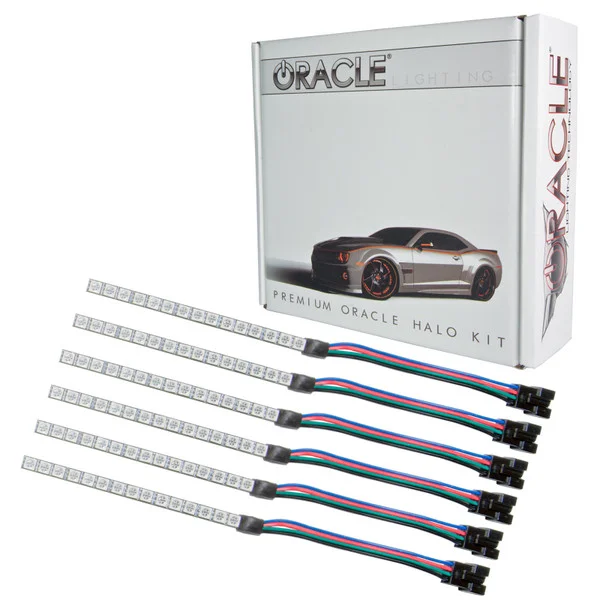 Oracle 15-17 Ford Mustang V6/GT/Shelby DRL Upgrade w/ Halo Kit – ColorSHIFT – 2267-330