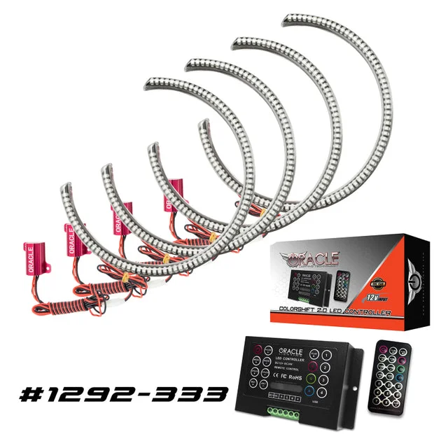 Oracle Dodge Challenger 08-14 LED Waterproof Halo Kit – ColorSHIFT w/ 2.0 Controller