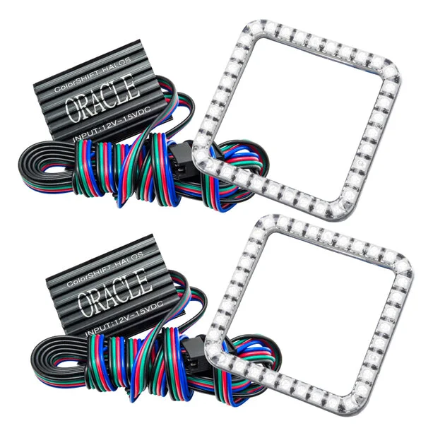 Oracle Ford F-250/350 05-07 LED Fog Halo Kit – ColorSHIFT