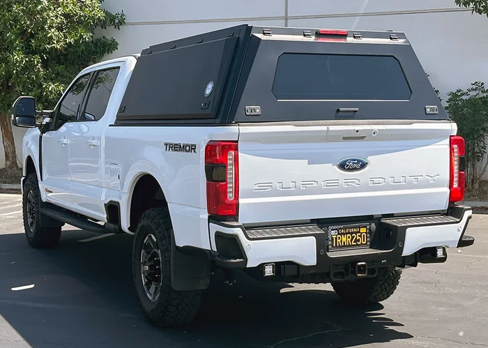 Overland Vehicle Systems Expedition Truck Cap w/ Full Wing Doors