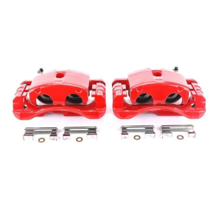 Power Stop 02-06 Cadillac Escalade Front or Rear Red Calipers w/Brackets – Pair – S4728