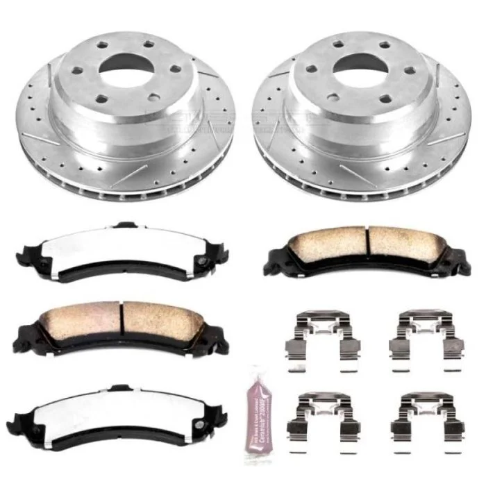 Power Stop 02-06 Cadillac Escalade Rear Z36 Truck & Tow Brake Kit – K2046-36