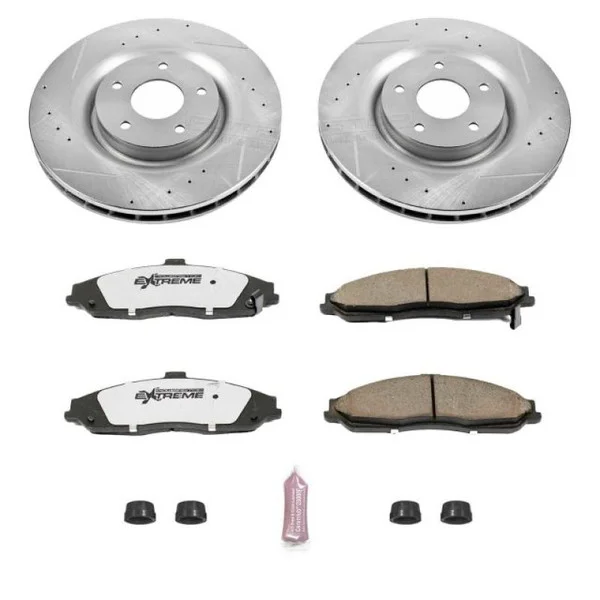 Power Stop 06-09 Cadillac XLR Front Z26 Street Warrior Brake Kit – K5158-26
