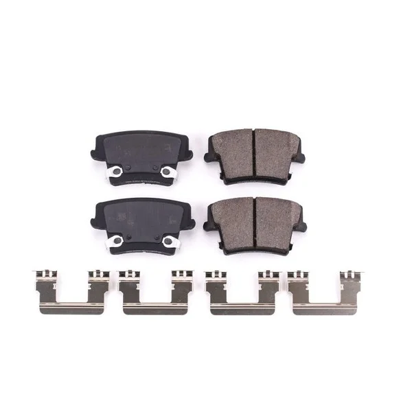 Power Stop 06-14 Dodge Charger Rear Z17 Evolution Ceramic Brake Pads w/Hardware – 17-1057A