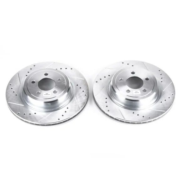 Power Stop 06-18 Dodge Charger Rear Evolution Drilled & Slotted Rotors – Pair – AR8371XPR