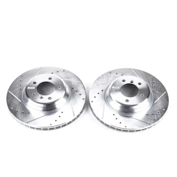 Power Stop 09-11 BMW 335d Front Evolution Drilled & Slotted Rotors – Pair – EBR850XPR