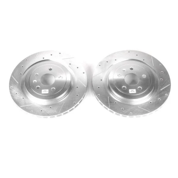 Power Stop 09-18 Cadillac CTS Rear Evolution Drilled & Slotted Rotors – Pair – AR8681XPR