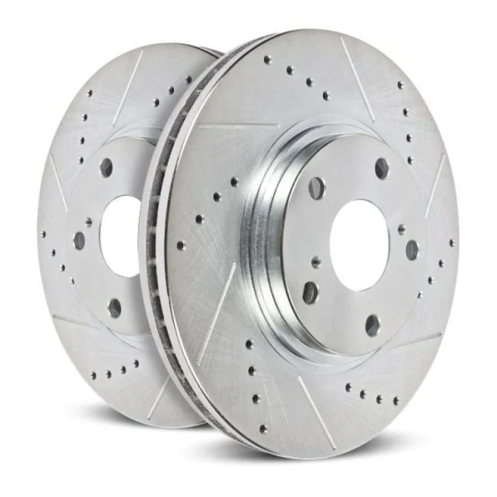 Power Stop 12-20 Jeep Grand Cherokee Front Left Evolution Drilled & Slotted Rotor – AR83080XL