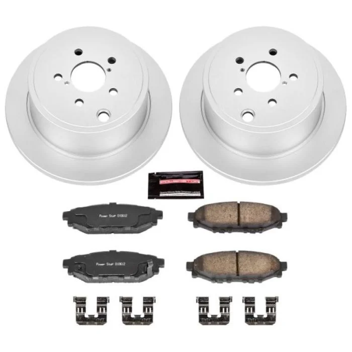Power Stop 13-16 Subaru BRZ Rear Z17 Evolution Geomet Coated Brake Kit – CRK4631