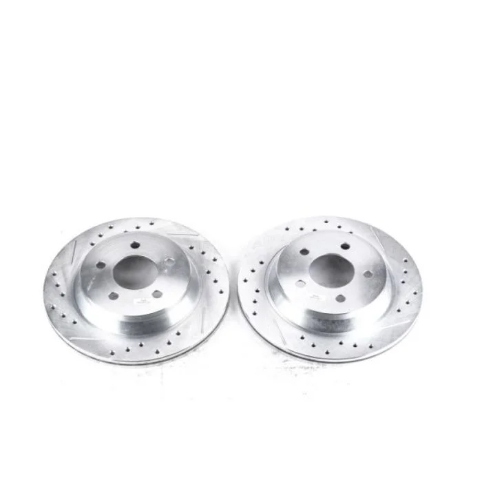 Power Stop 94-01 Ford Mustang Rear Evolution Drilled & Slotted Rotors – Pair – AR8146XPR