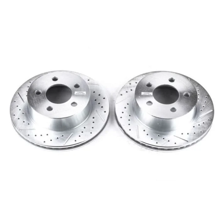 Power Stop 99-01 Jeep Cherokee Front Evolution Drilled & Slotted Rotors – Pair – AR8745XPR