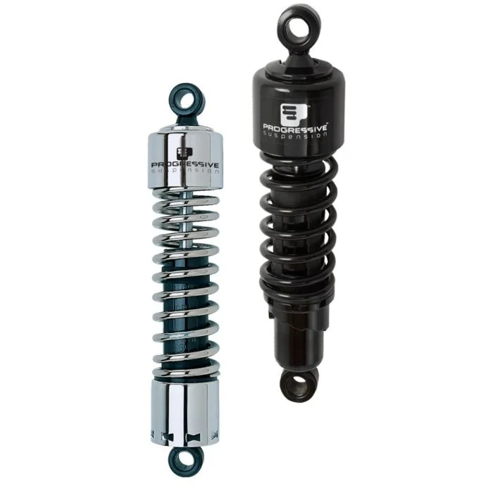 Progressive Harley 412 Series Shocks 13.5in – Black – 412-4009B