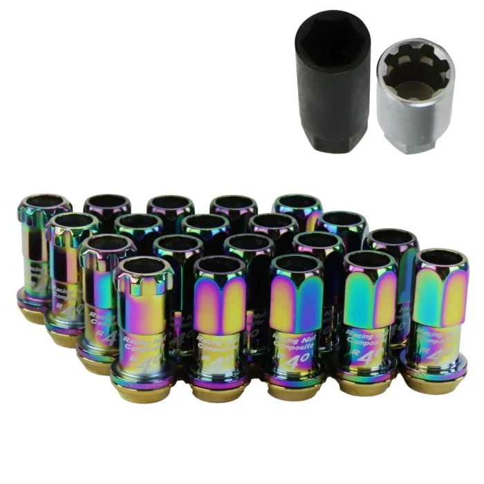 Project Kics R40 NEO Chrome M12x1.50 Racing Lug Nuts 20 Pieces – RC-11N