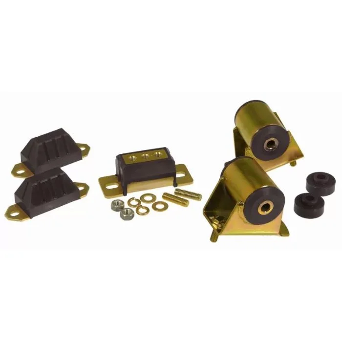 Prothane 87-96 Jeep YJ Drivetrain Kit – Black – 1-1902-BL